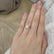 LULU - Cushion Lab Diamond 18k Rose Gold Petite Solitaire