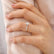 ALLURE - Round Natural Diamond 18k Yellow Gold Scatter Ring Engagement Ring Lily Arkwright