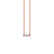 AMAL - Lab Diamond Bar Necklace 18k Rose Gold Pendant Lily Arkwright