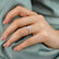 ANNORA - Round Moissanite 950 Platinum Twist Solitaire Ring Engagement Ring Lily Arkwright