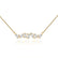 ARA - Emerald & Round Mix Cluster Statement Necklace 18k Yellow Gold Pendant Lily Arkwright
