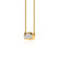 ARA - Emerald & Round Mix Cluster Statement Necklace 18k Yellow Gold Pendant Lily Arkwright