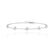DARINA - Bezel Edge Lab Diamond Bracelet 18k White Gold Bracelet Lily Arkwright