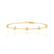 DARINA - Bezel Edge Lab Diamond Bracelet 18k Yellow Gold Bracelet Lily Arkwright