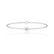 JADA - Lab Diamond Round Solitaire Bracelet 18k White Gold Bracelet Lily Arkwright