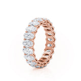 Balad - 18k Rose Gold Oval Statement Eternity Eternity Lily Arkwright