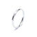 Women's Plain Wedding Band Bevelled Edge Profile 18k White Gold Wedding Bands Lily Arkwright