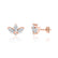 BIRDIE - Marquise Petal Lab Diamond Earrings 18k Rose Gold Earrings Lily Arkwright