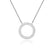 CHARLEY - Circle of Life Necklace 18k White Gold Pendant Lily Arkwright