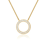 CHARLEY - Circle of Life Necklace 18k Yellow Gold Pendant Lily Arkwright