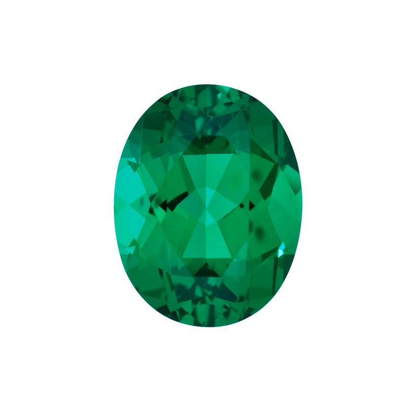 OVAL CUT - Chatham Lab Grown Emerald Loose Gem Loose Gems Charles & Colvard