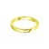 Plain Wedding Band Centre Cushion Profile 18k Yellow Gold Wedding Bands Lily Arkwright