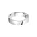 Plain Wedding Band Centre Cushion Profile 18k White Gold Wedding Bands Lily Arkwright
