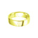 Plain Wedding Band Centre Cushion Profile 18k Yellow Gold Wedding Bands Lily Arkwright