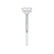 COCO - Princess Moissanite & Diamond Platinum Hidden Halo Triple Pavé Shoulder Set Engagement Ring Lily Arkwright