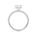 COCO - Princess Moissanite & Diamond Platinum Hidden Halo Triple Pavé Shoulder Set Engagement Ring Lily Arkwright