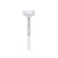 COCO - Radiant Lab Diamond 18k White Gold Petite Triple Pavé Hidden Halo Engagement Ring Lily Arkwright