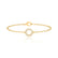 CORA - Circle Of Life Lab Diamond Bracelet 18k Yellow Gold Bracelet Lily Arkwright
