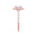 DARLEY - Elongated Cushion Lab Diamond 18k Rose Gold Halo Engagement Ring Lily Arkwright
