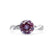 EDEN - Alexandrite & Diamond 950 Platinum Vine Solitaire Engagement Ring Lily Arkwright