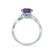 EDEN - Alexandrite & Diamond 18k White Gold Vine Solitaire Engagement Ring Lily Arkwright