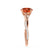 EDEN - Padparadscha & Diamond 18k Rose Gold Vine Solitaire Engagement Ring Lily Arkwright