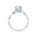 EDEN - Round Natural Diamond 950 Platinum Vine Solitaire Ring Engagement Ring Lily Arkwright