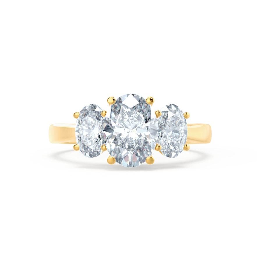 Charles and colvard 3 stone ring deals