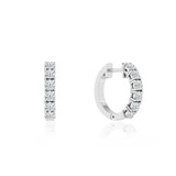 FAITH - Statement Set Lab Diamond Earrings 18k White Gold Earrings Lily Arkwright