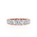 FARAH - 18k Rose Gold Cushion Statement Eternity Eternity Lily Arkwright