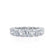 FARAH - 18k White Gold Cushion Statement Eternity Eternity Lily Arkwright