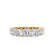 FARAH - 18k Yellow Gold Cushion Statement Eternity Eternity Lily Arkwright