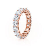 Farah - 18k Rose Gold Cushion Statement Eternity Eternity Lily Arkwright