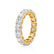 Farah - 18k Yellow Gold Cushion Statement Eternity Eternity Lily Arkwright