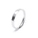 Women's Plain Wedding Band Flat Court Profile Platinum Wedding Bands Lily Arkwright