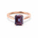 FLORENCE - Chatham® Alexandrite 18k Rose Gold Solitaire Ring Lily Arkwright