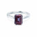 FLORENCE - Chatham® Alexandrite 18k White Gold Solitaire Ring Lily Arkwright