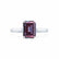 FLORENCE - Chatham® Alexandrite 950 Platinum Solitaire Ring Lily Arkwright
