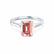 FLORENCE - Chatham® Champagne True Sapphire 950 Platinum Solitaire Ring Lily Arkwright