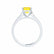 FLORENCE - Chatham® Yellow Sapphire 18k White Gold Solitaire Ring Lily Arkwright