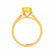 FLORENCE - Chatham® Yellow Sapphire 18k Yellow Gold Solitaire Ring Lily Arkwright
