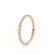 CECELIA - Micro Pavé 18k Rose Gold Eternity Wedding Band Eternity Lily Arkwright