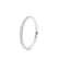 EMBER - Court Pavé 18k White Gold Eternity Wedding Band Eternity Lily Arkwright