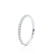 CECELIA - Micro Pavé 18k White Gold Eternity Wedding Band Eternity Lily Arkwright