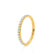 EMBER - Court Pavé 18k Yellow Gold Eternity Wedding Band Eternity Lily Arkwright