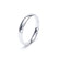 Women's Plain Wedding Band Regular Court Profile 18k White Gold Wedding Bands Lily Arkwright