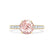 GISELLE - Chatham® Champagne True Sapphire & Diamond 18k Yellow Gold Ring Engagement Ring Lily Arkwright