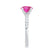 GISELLE - Chatham® Pink Sapphire & Diamond 950 Platinum Ring Engagement Ring Lily Arkwright