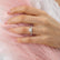 CECELIA - Micro Pavé 18k Rose Gold Eternity Wedding Band Eternity Lily Arkwright