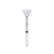 HOPE - Princess Moissanite & Diamond 18k White Gold Vintage Shoulder Set Engagement Ring Lily Arkwright